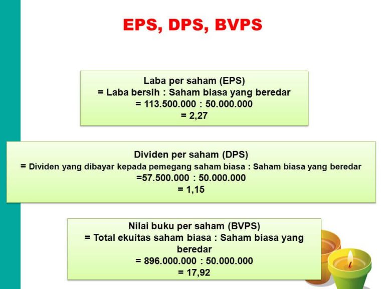 cara menghitung dividen saham
